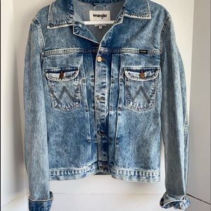 Wrangler Follow no one just Wrangler Men’s Size small Denim Jean Jacket